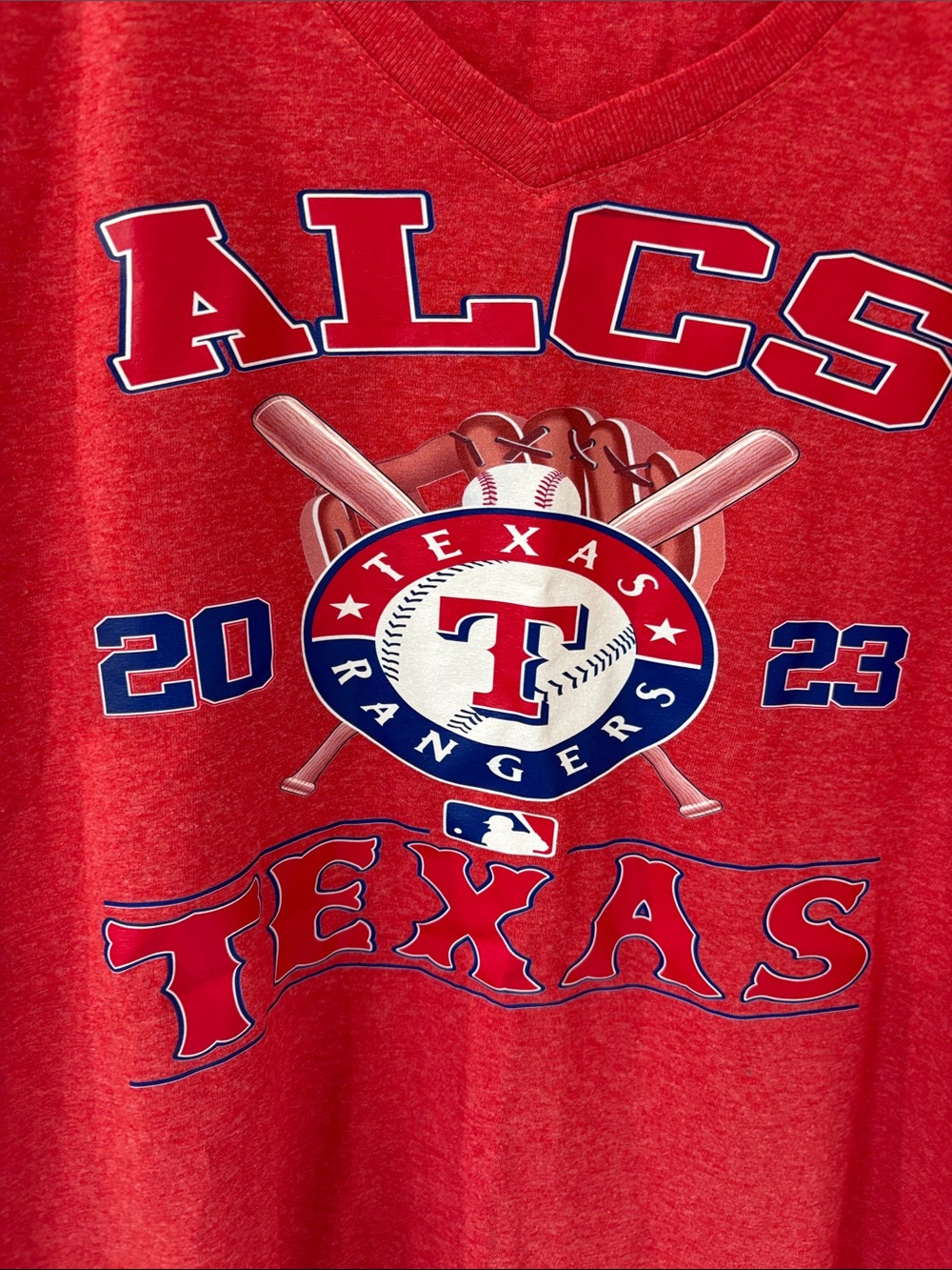 Texas Rangers V neck classic T-shirt